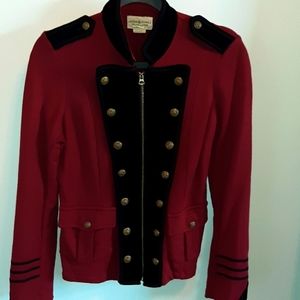 Ralph Lauren Denim and Supply Red Military Style Jacket, Size Large